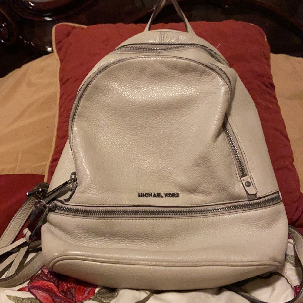 Michael Kors Bone Rhea Backpack - image 2